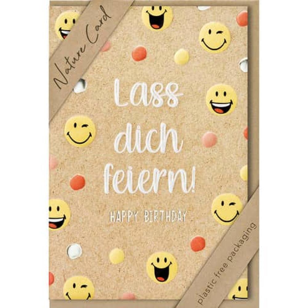 Geburtstagskarte Nature Card inkl. Umschlag BSB 69-3029-2 (4000867730832)