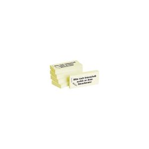 Haftnotizen Bitte nach Unterschrift zurück an Ihren Steuerberater 75x35 mm 5x 100 Blatt BIZSTIX 1301010112 (426018486312
