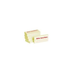 Haftnotizen Bitte beachten 75x35 mm 5x 100 Blatt BIZSTIX 1301010151 (4260184863518)
