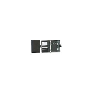 Systemplaner A6 Office Nappaleder schwarz mit Druckknopfverschluss BIND T 1-1 (4021068000111)