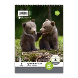 Spiralblock LIN2 A5 40 Blatt 70g qm 4 4 4mm liniert farbig STAUFEN STYLE 040540002 (9002244557471)