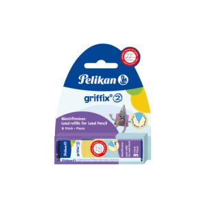 griffix Minen für Bleistift 2 mm HB schwarz Blister 2x3 Minen PELIKAN 100401708 (4012700960498)