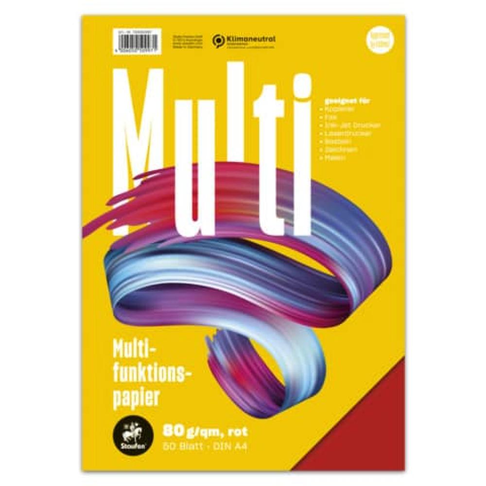 Staufen Kopierpapier Rot Din A4 80 G/qm 50 Blatt 734050997 (4006050509971)
