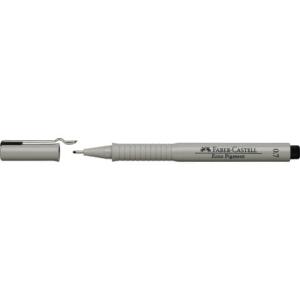 Tintenschreiber ECCO PIGMENT 0,7 mm schwarz (dokumentenecht) FABER CASTELL 166799 (4005401667995)