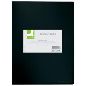 Sichtbuch 10 Hüllen Einband PP 450 mym schwarz Q-CONNECT KF01248 (5705831012486)