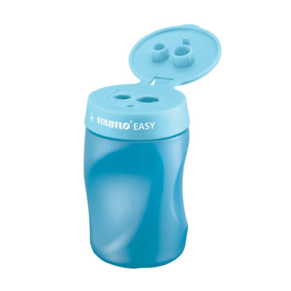 Ergonomischer Dosen-Spitzer für Rechtshänder EASYsharpener 3 in 1 blau STABILO 4502/2 (4006381415903)
