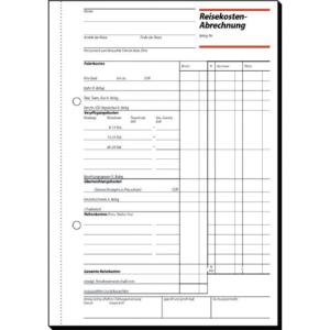 Reisekostenabrechnungen für Einzelreisen A5, SD MP,50 Blatt SIGEL RA515 (4004360910876)