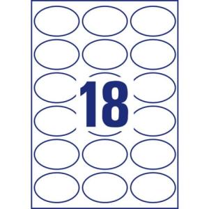 Etiketten in Sonderformaten 63,5x42,3 mm 25 Blatt 450 Etiketten weiß AVERY ZWECKFORM L6024REV-25 (4004182060247)