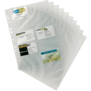 Visitenkartenhülle für VISIFIX A4, für 20 Karten 90x57mm transparent 10Hüllen Pg DURABLE 238919 (4005546250236)