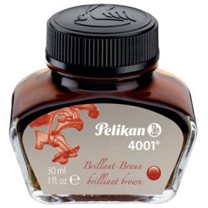 Tinte 4001 30 ml Glasflacon brillant-braun PELIKAN 400142572 (4012700311900)