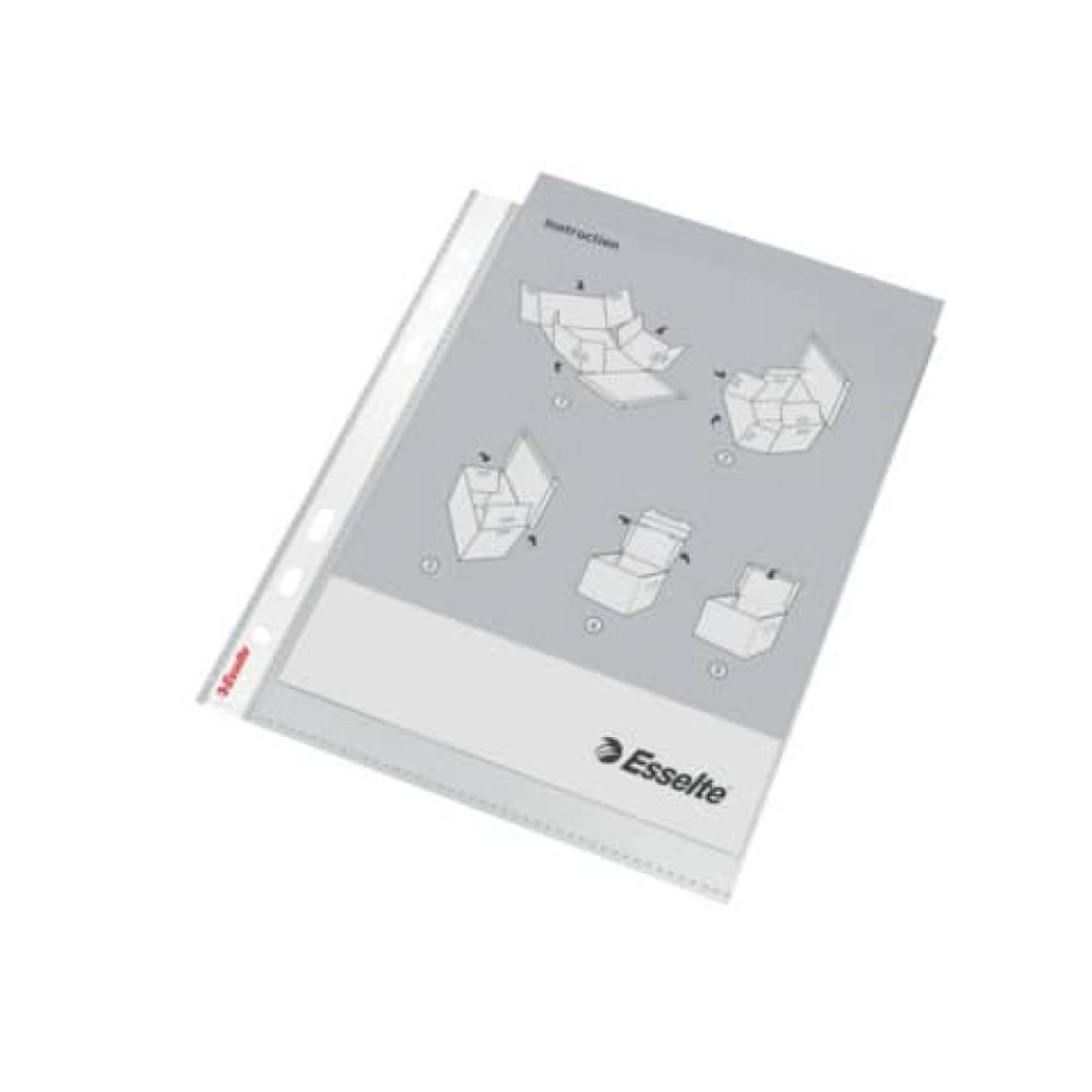 Prospekthülle Standard A4, PP dokumentenecht 100 Stück glasklar Esselte 56066 (4001536560668)