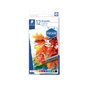 Öl-Pastellkreide karat 11x70 mm sortiert Kartonetui mit 12 Farben STAEDTLER 2420 C12 (4006608200787)