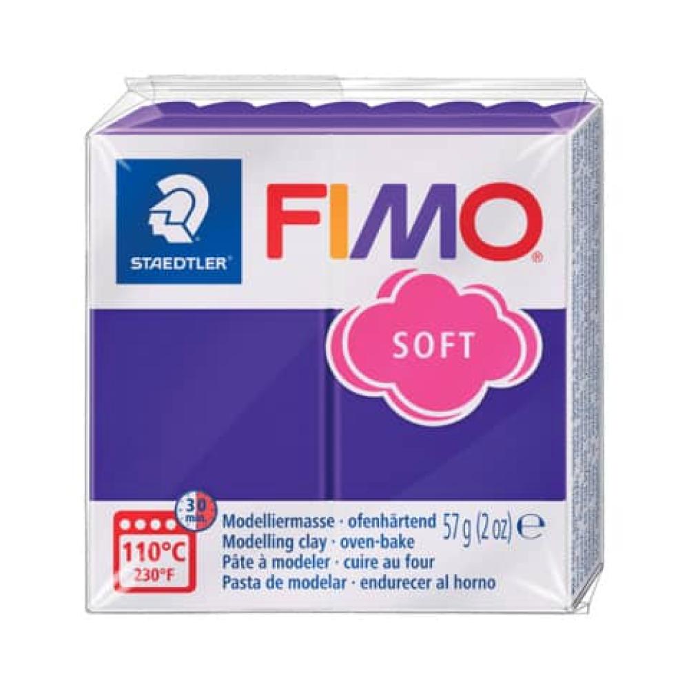 STAEDTLER FIMO Modelliermasse Soft 8020 ofenhärtend pflaume 57g