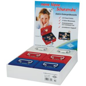 Kindergeldkassette 12,5x6,3x9,5 cm farbig sortiert WEDO 144099 (4003801789491)
