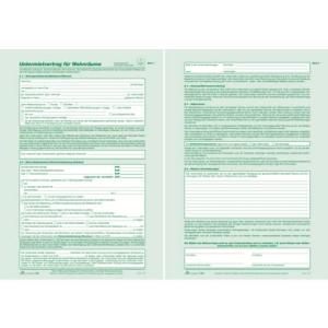 Untermietvertrag für Wohnräume SD 2x2 Blatt DIN A4 RNK 521 (4002871052108)