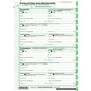 25 Rnk-verlag Mahnbescheid Für Maschinelle Bearbeitung Formulare 705 (4002871070508)