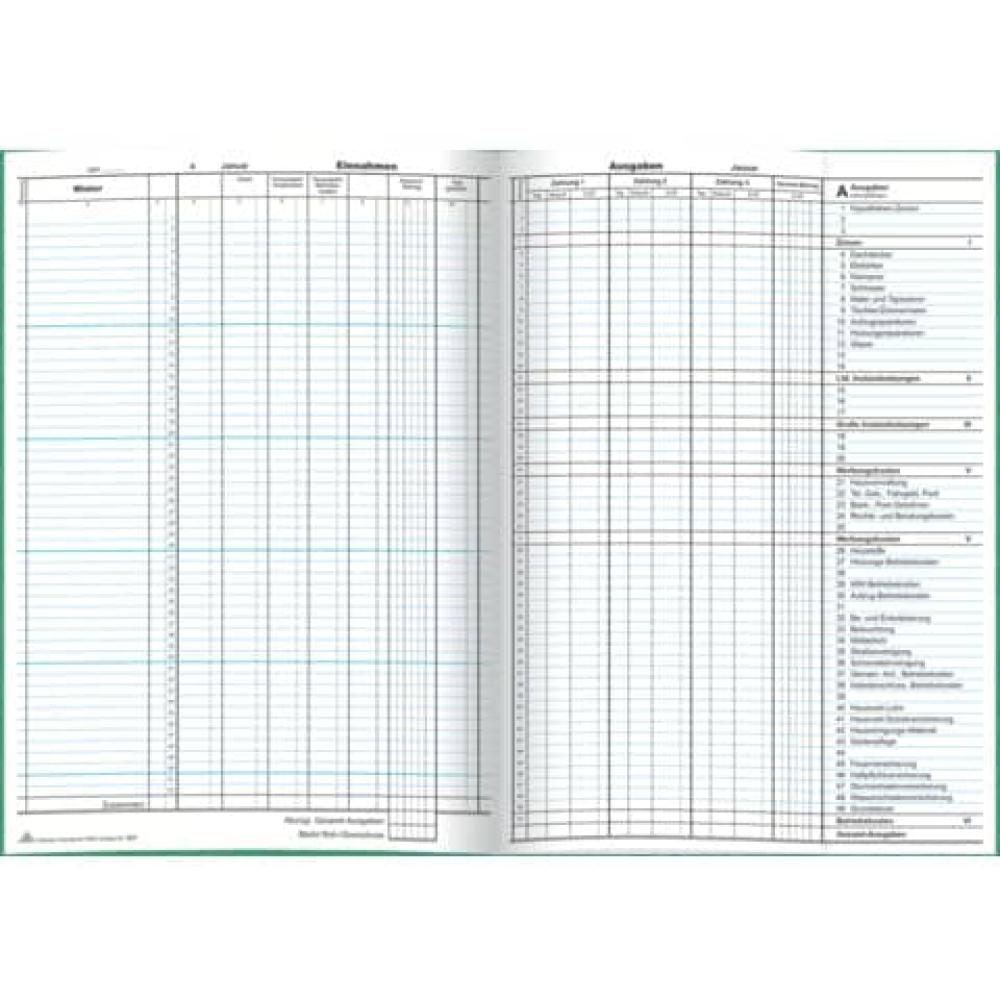 Reimers Hausbuch 1 Seite für 1 Monat mit Jahreszusammenstellung DIN A4 RNK 537 (4002871053709)