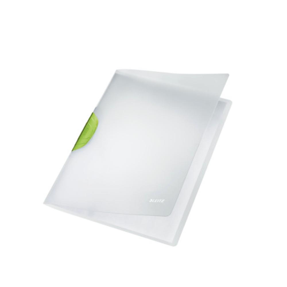 4174 Klemmmappe ColorClip Magic A4, PP dunkelgrün Leitz 41740059 (4002432355785)