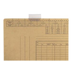 50 Leitz Vollsichtreiter 2455 Transparent 2455-00-00 (4002432410699)