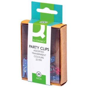 Mini-Wäscheklammer 25 mm 20 Stück sortiert Q-CONNECT KF02034 (5705831020344)