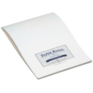 Paper Royal Briefblock DIN A4, 40 Blatt weiß geripptes Feinpapier veredelt RÖSSLER 2002831009 (4014969488430)