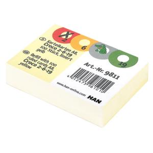 Karteikarten DIN A8 quer 120 g qm für CROCO 2-6-19, gelb HAN 9811 (4012473981010)