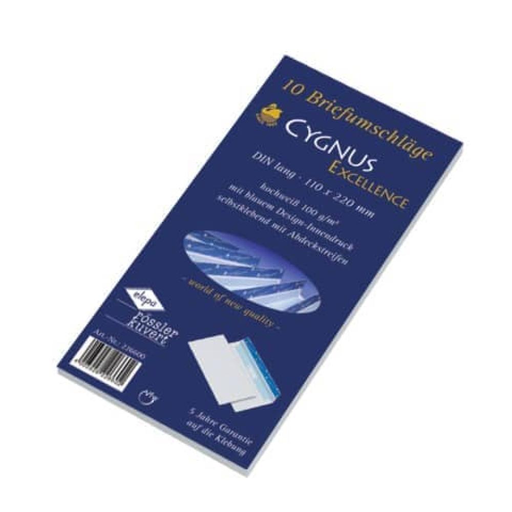 Briefumschlag DL haftkebend weiß Offset 100g 10 Stück CYGNUS EXCELLENCE 30002390 (4003928226602)