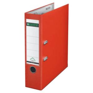 1010 Ordner Plastik A4, 80 mm hellrot Leitz 1010-50-20 (4002432101023)