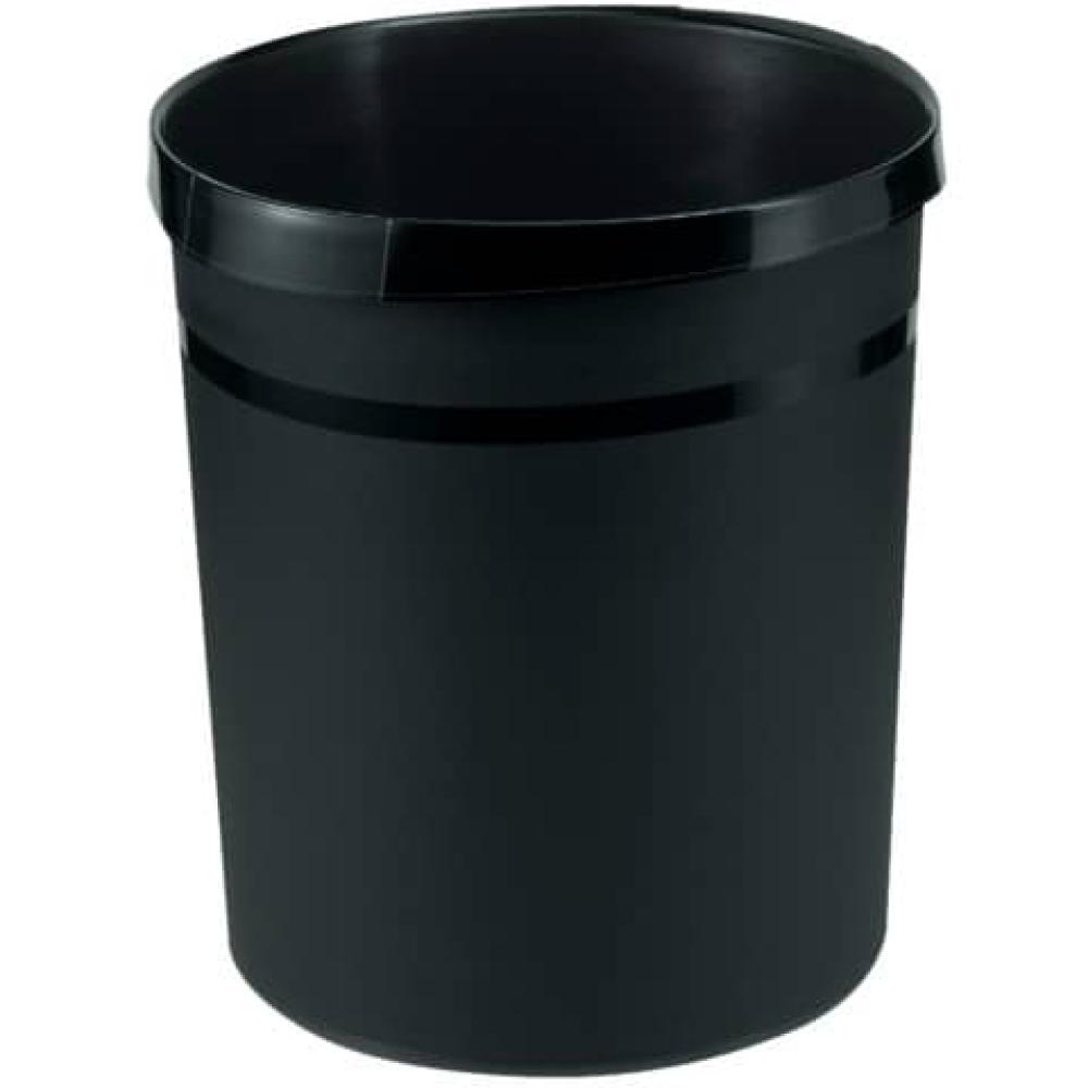 Papierkorb GRIP KARMA 18 Liter rund 100% Recyclingmaterial öko-schwarz HAN 18198-13 (4012473091092)