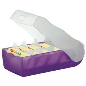 Karteibox CROCO A7 quer für 900 Karten lila-transluzent HAN 997-673 (4012473997127)