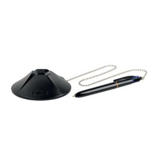 Kugelschreiber-Ständer mit Kugelschreiber 4 Colours Counter Pen M schwarz BIC 918515 (3086123340596)