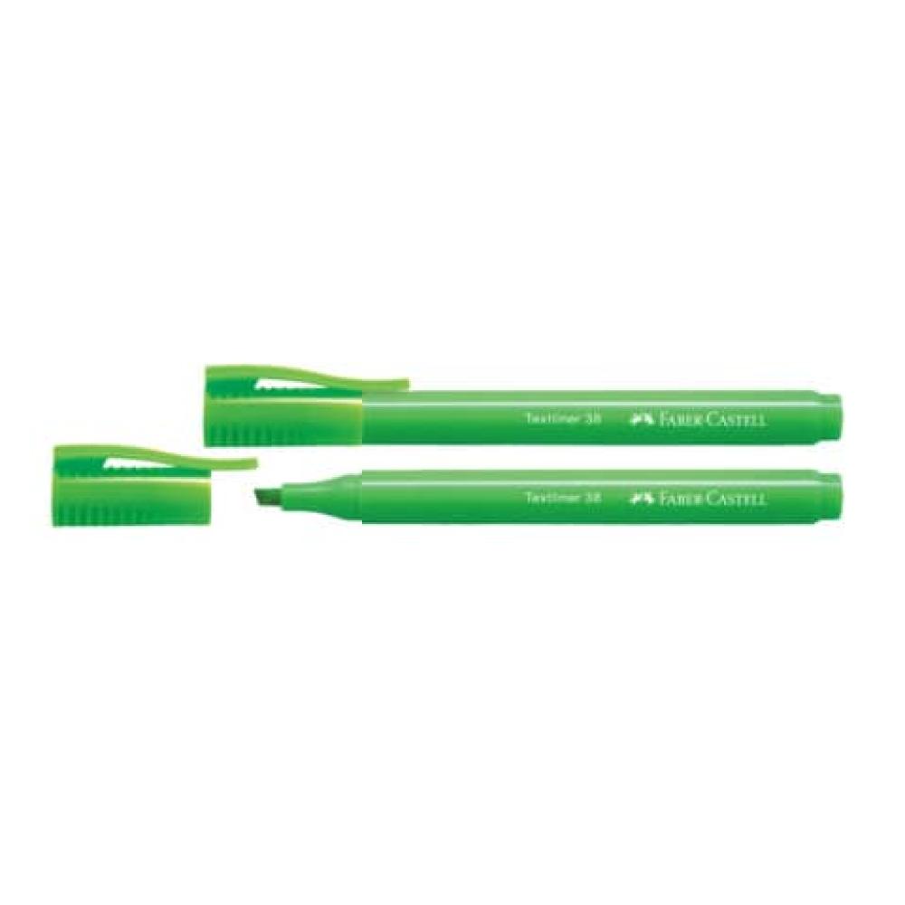 Textmarker 38 Stiftform grün FABER CASTELL 157763 (9556089005876)
