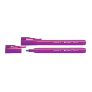 Textmarker 38 Stiftform violett FABER CASTELL 157736 (9556089005852)