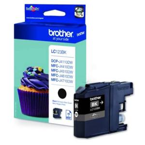 Tinte für  MFC-J4510DW, schwarz brother LC-123BK (4977766713894)