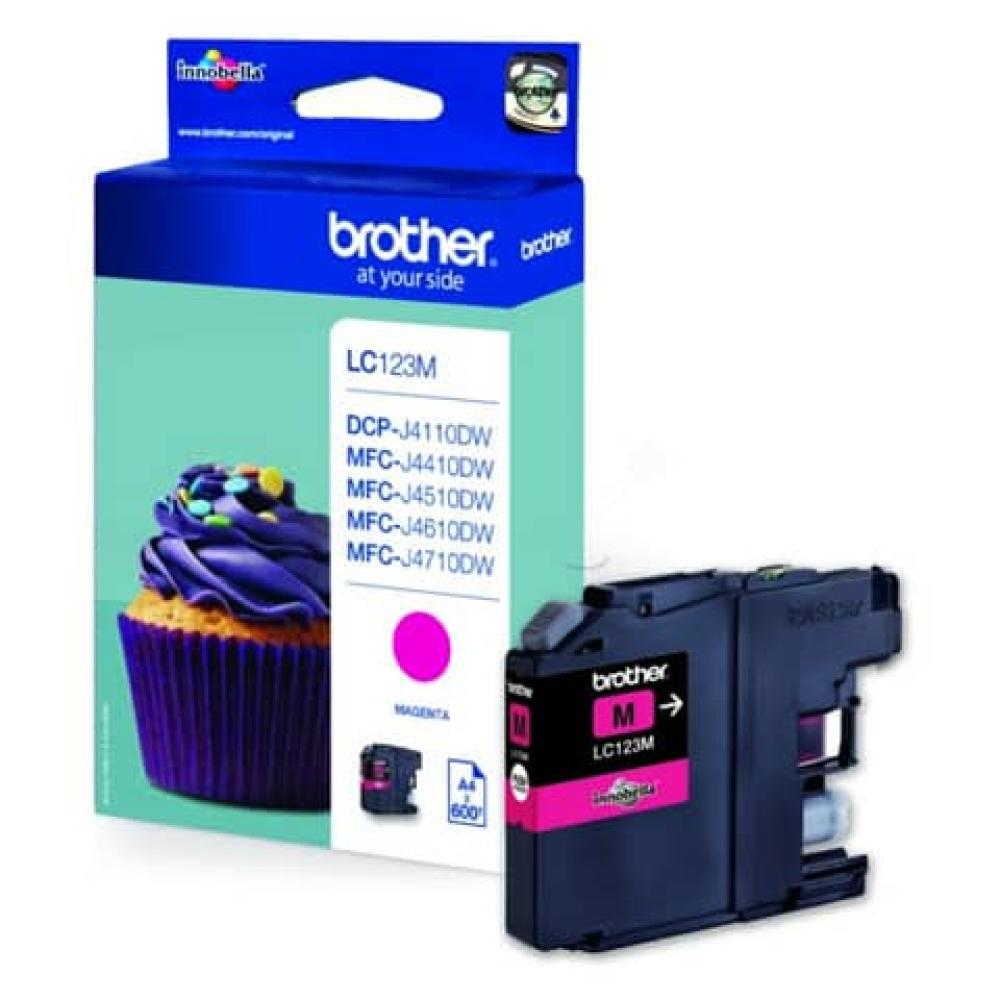 Original Brother Tintenpatrone magenta (LC-123M) LC123M (4977766713917)