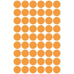 Markierungspunkte  12 mm 5 Blatt 270 Etiketten leuchtorange AVERY ZWECKFORM 3148 (4004182031483)