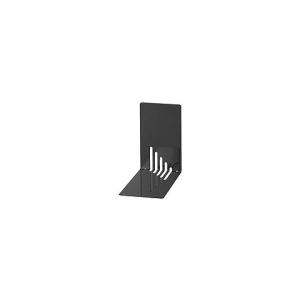 Buchstützen aus Metall schmal 85x140x140 mm schwarz Pack mit 2 Stück MAUL 35010 90 (4002390001991)