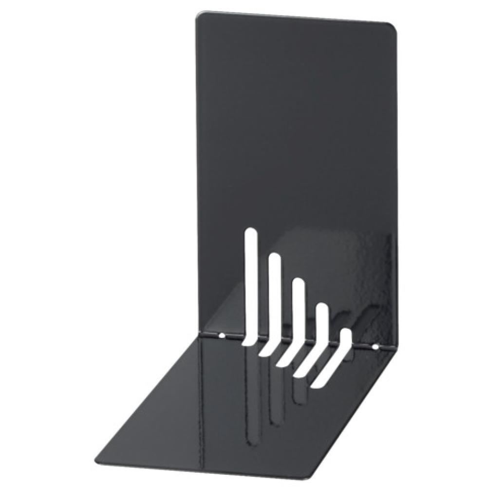 Buchstützen aus Metall schmal 85x140x140 mm schwarz Pack mit 2 Stück MAUL 35010 90 (4002390001991)