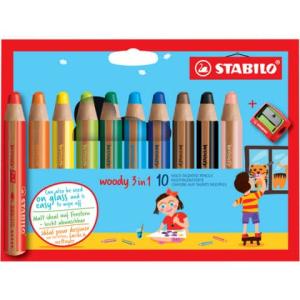 Multitalentstift woody 3 in 1, 10er Kartonetui STABILO 880/10-2 (4006381346917)