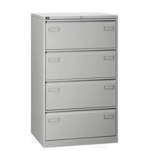 Hängeregistraturschrank Light zweibahnig 4 Auszüge lichtgrau Bisley CDF4645 (5020073760088)