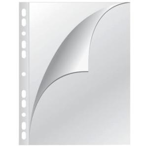 Prospekthülle A4 Öffnung oben links 80 mym genarbt 100 Stück Q-CONNECT KF00424 (5706002004248)