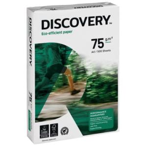 Kopierpapier Discovery A4, holzfrei 75g qm weiß 2-fach gelocht 500 Blatt 834279A75S (5602024137677)