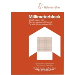Millimeter Block 50 Blatt A3, 80 g qm HAHNEMÜHLE 10662711 (4011367627119)