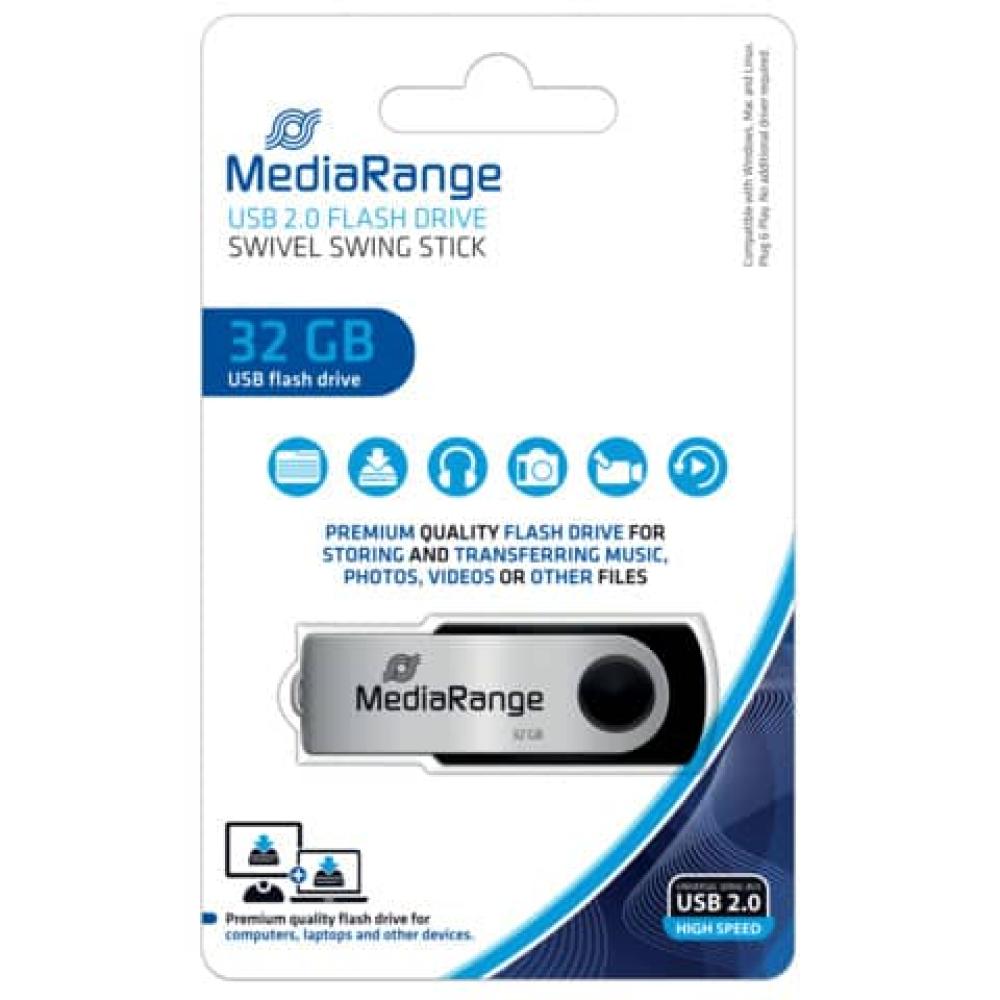 USB Speicherstick 2.0 32 GB MEDIARANGE MR911 (4260057127778)