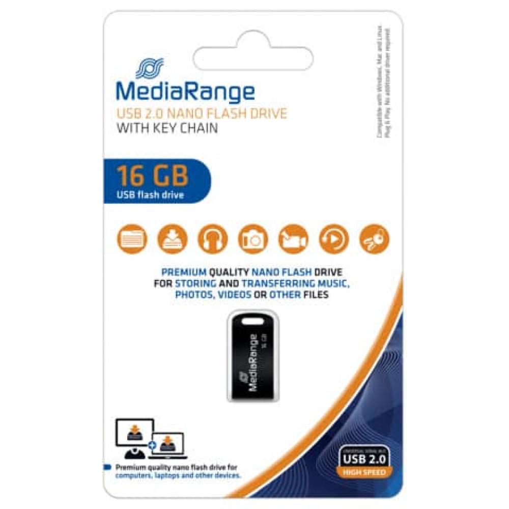 Mini USB-Speicherstick 16GB MEDIARANGE MR921 (4260283115471)
