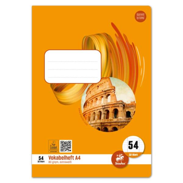 Vokabelheft A4 32Bl Lin54 Staufen 040432054 (9002244862940) 