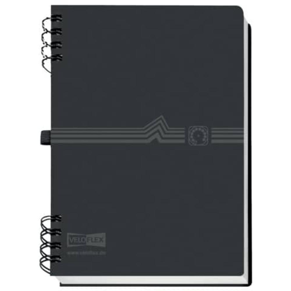 Telefonspiralbuch A5, schwarz Veloflex 5105 180 (4000225059315)