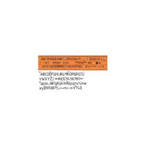Schriftschablone Typ B gerade (Mittelschrift) 5 mm STANDARDGRAPH 2522-5 (4014509021431)