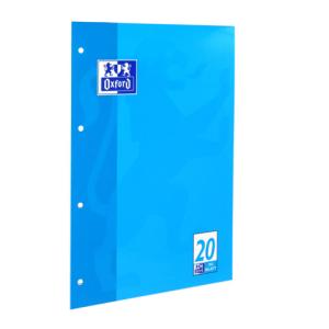Schulblock Lin.20 A4, 50 Blatt 90 g qm 4-fach Lochung OXFORD 100050354 (4006144921054)