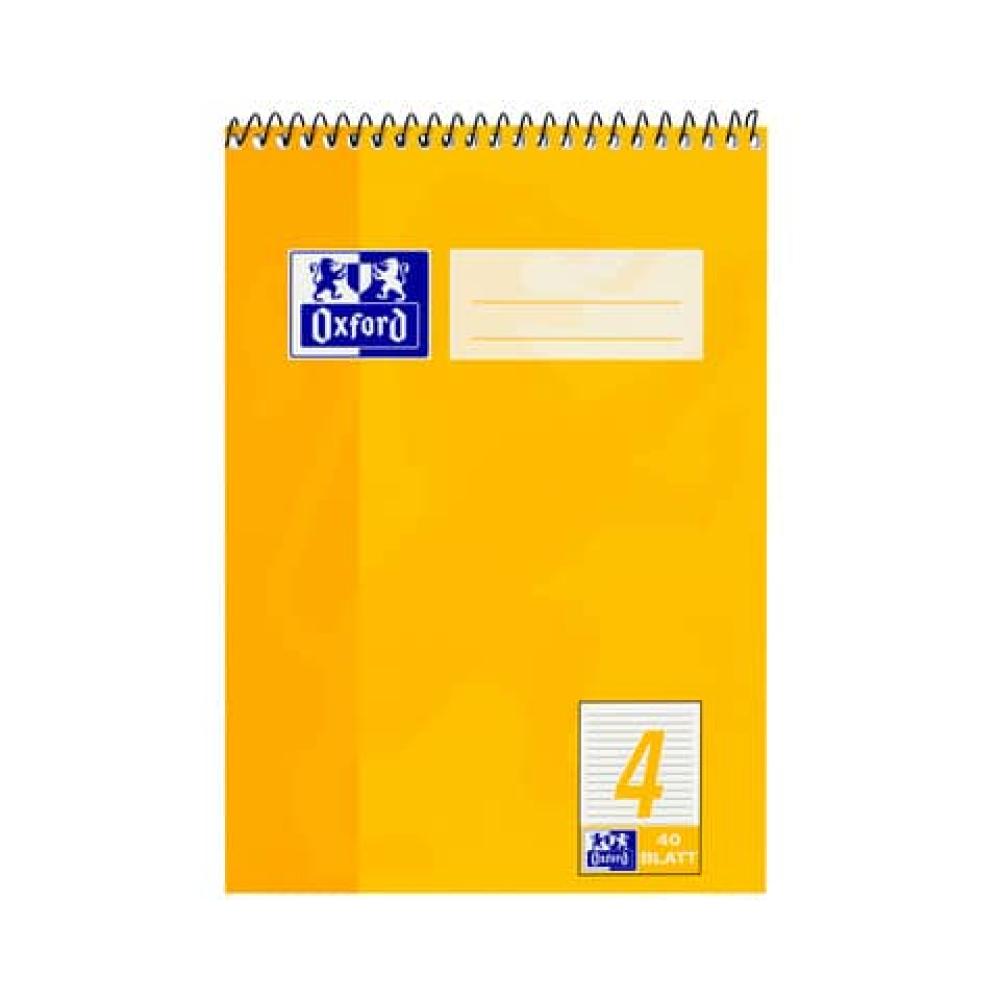 Spiralblock Lin.4 A5, 40 Blatt 90 g qm OXFORD 100050387 (4006144922051)